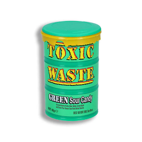 Toxic Waste Green Sour Candy 42g